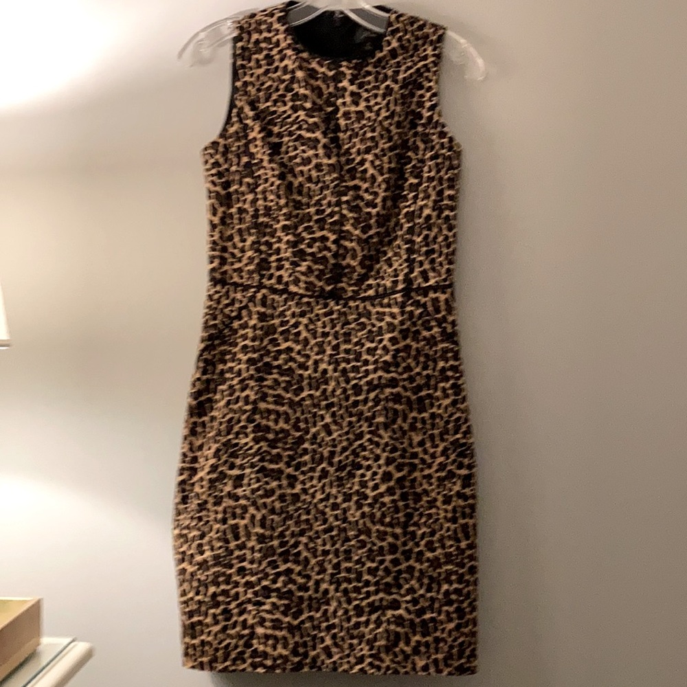 J. Crew Cheetah Print Dress, size 2